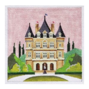 Castle With Light Pink Background