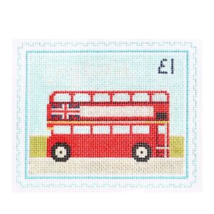 Double Decker Bus Stamp