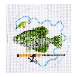 Fish and Pole Ornament