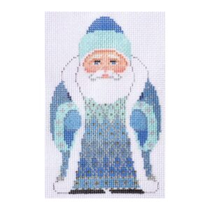 Snowflake Santa Blue