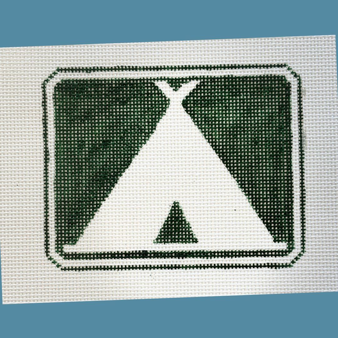 Fire and Iris Camping Sign