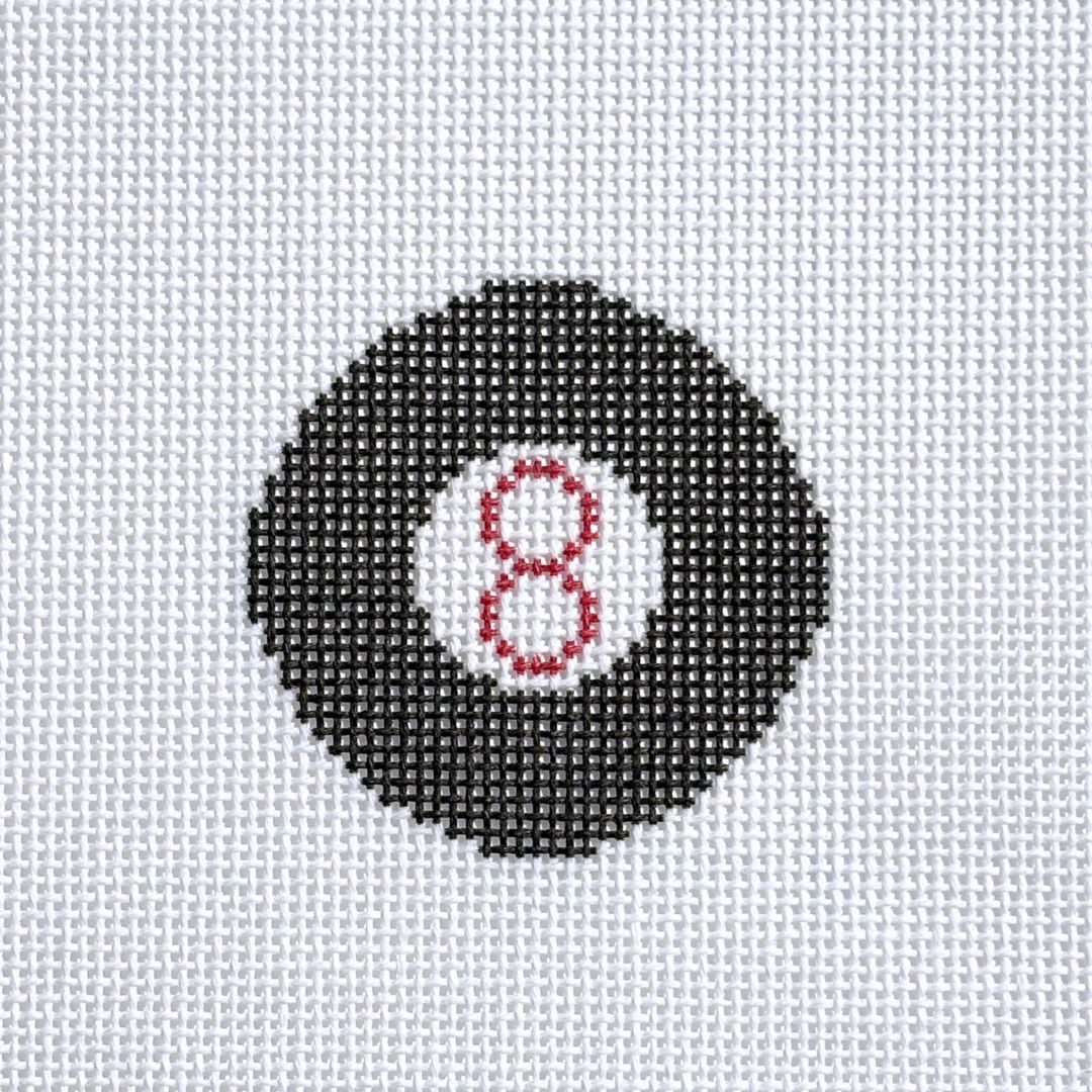 Magic 8 ball needlepoint canvas