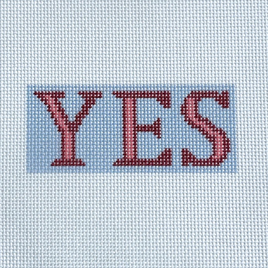 Yes Needlepoint Canvas