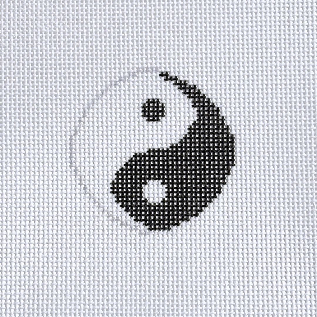 Yin Yang Needlepoint Canvas