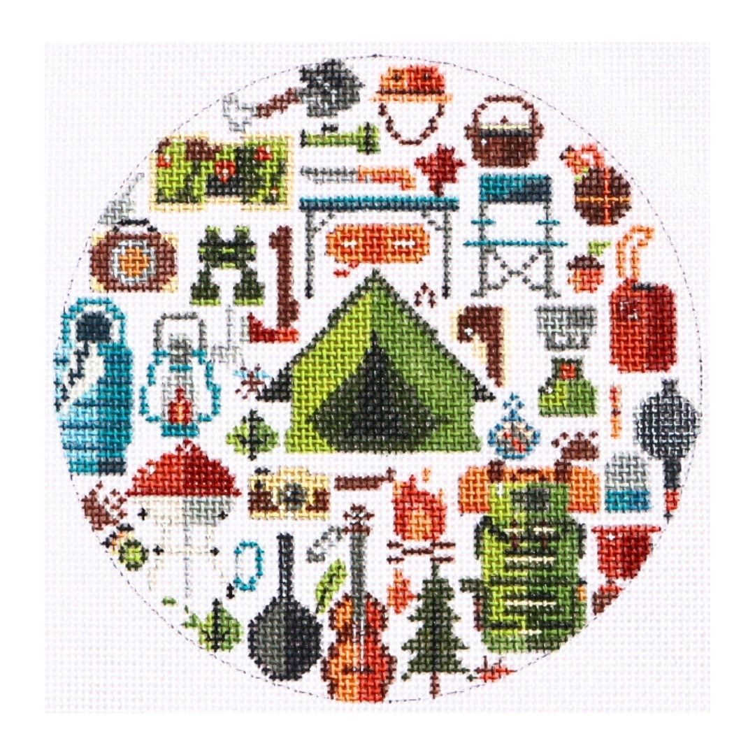 camping-outdoors-round-needlepoint-canvas-CV-3047-CAMP-18